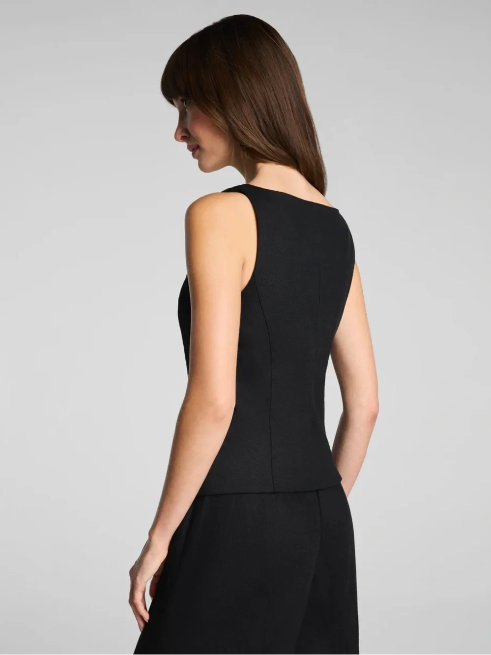 SPANX EasyBreezy Cotton Linen Button-Down Vest